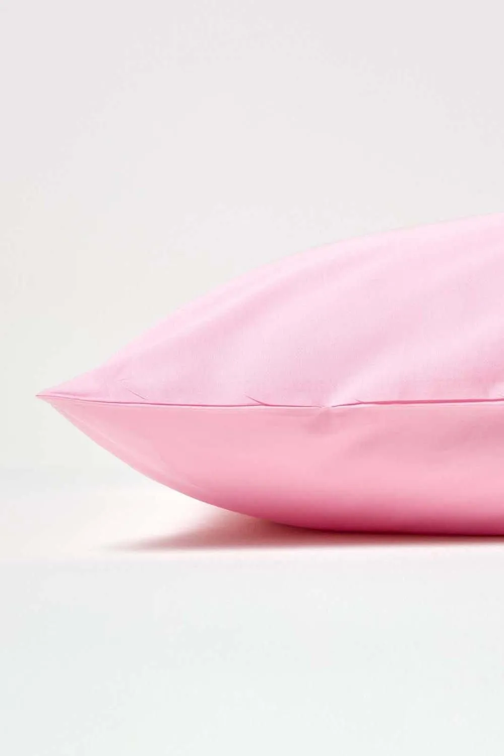 Homescapes Continental Egyptian Cotton Pillowcase 200 TC, 80 x 80 cm in Pink 2