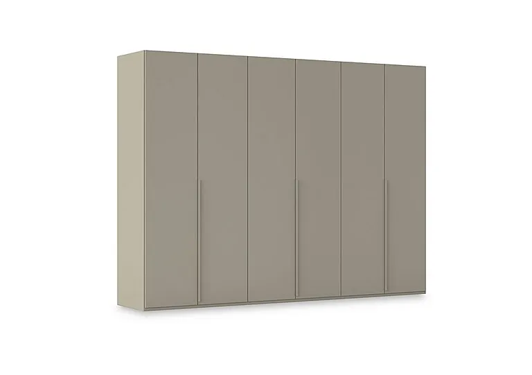 Haven 301cm 6 Door Hinged Wardrobe with Décor Doors