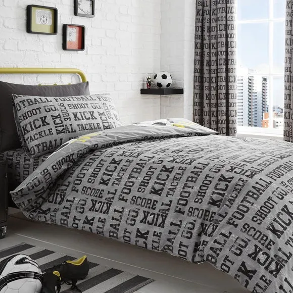 Football Duvet Cover and Pillowcase Set 2