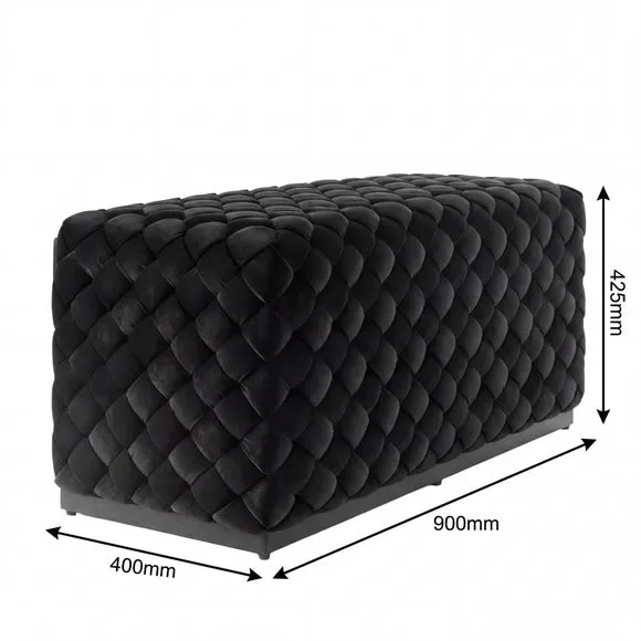 Colline Velvet Pouffe 6