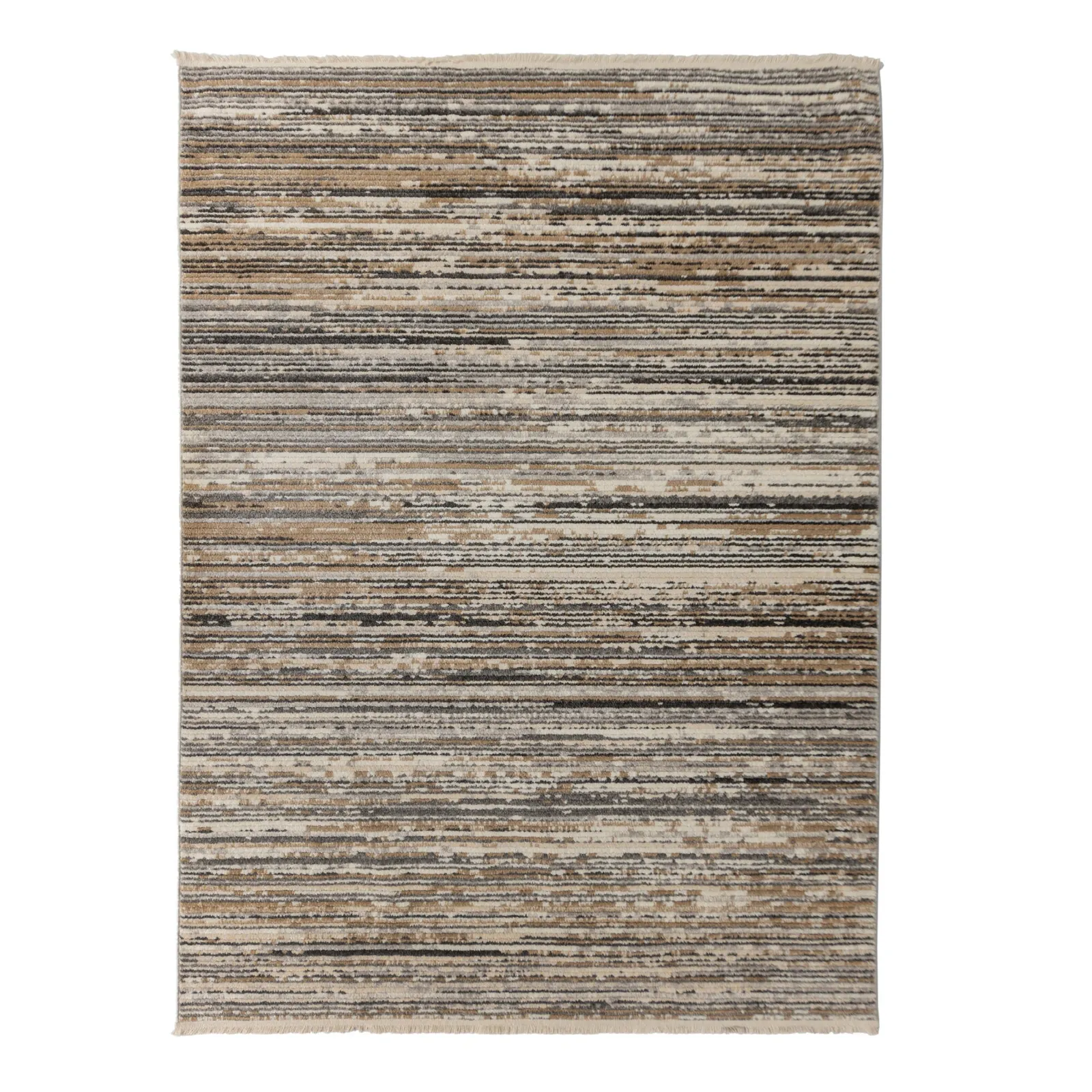 Lagos Rug Brown, Grey and White