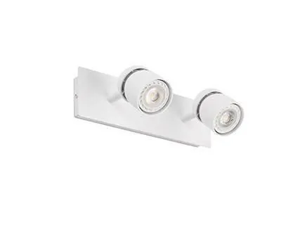 Netlighting Coco Twin Spotlight Wall Lamp White 2x GU10