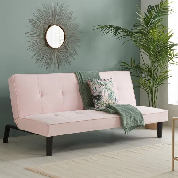 Aurora Velvet Double Sofa Bed 1