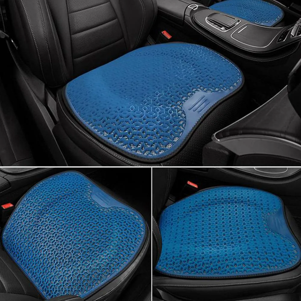Quipulse Honeycomb Breathable Cooling Seat Cushion in Blue