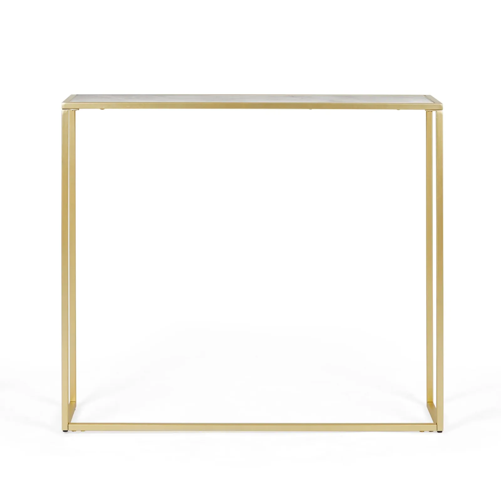 Sullivan Gold Effect Slim Console Radiator Cover Gold
