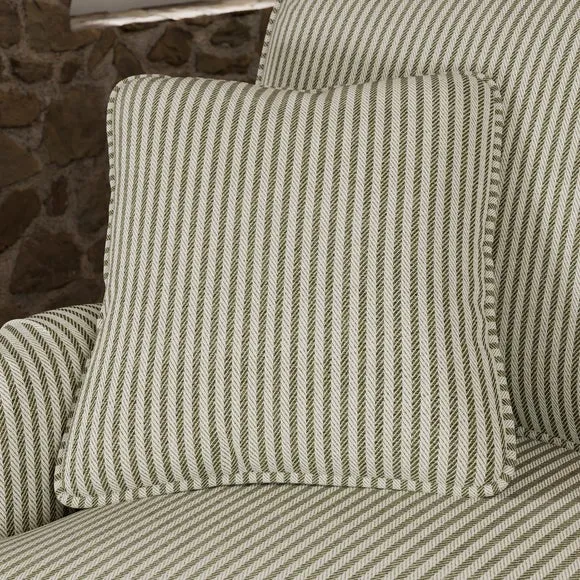 Beatrice II Herringbone Stripe 2 Seater Sofa 4