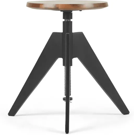 Javier Swivel Stool, Mango Wood