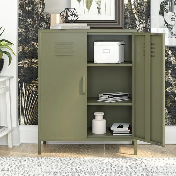 Bradford 2 Door Metal Storage Cabinet 5
