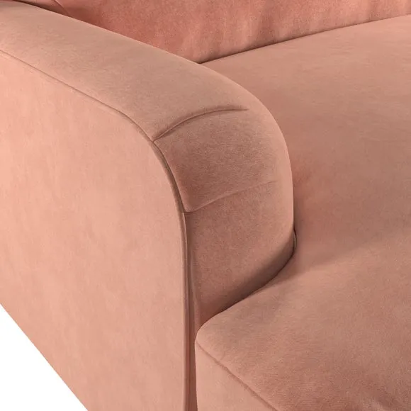Martha Vintage Velvet 3 Seater Sofa 6