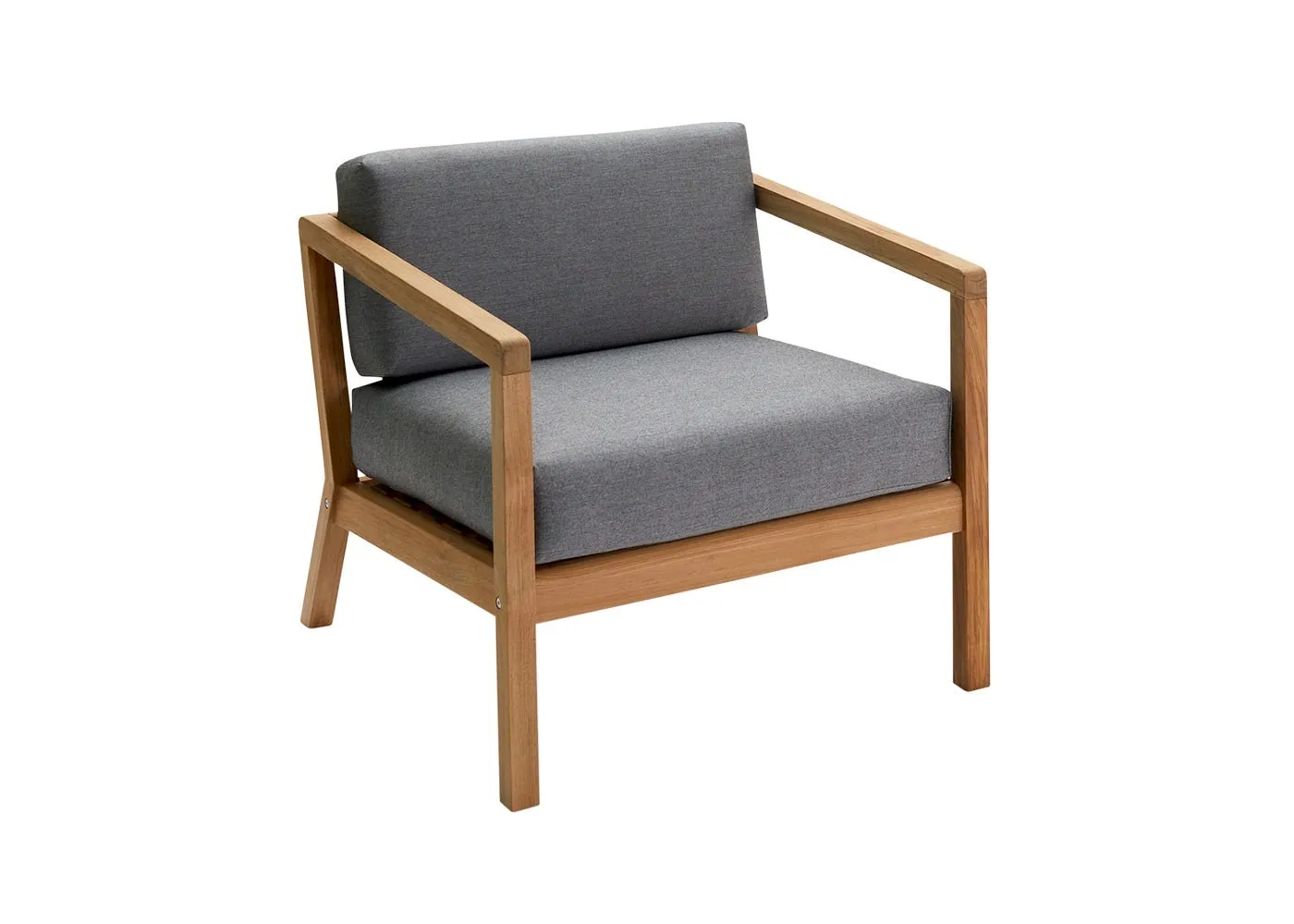 Fritz Hansen Virkelyst Outdoor Lounge Chair in Ash 1