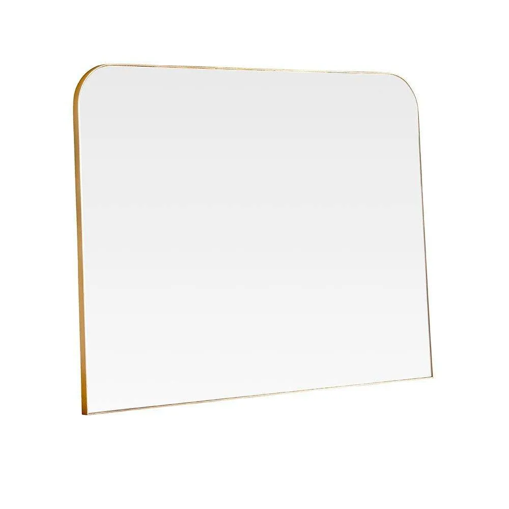 Yearn Mirrors Minimal Gold Mantle Mirror 110(w) x 80cm(h) 4