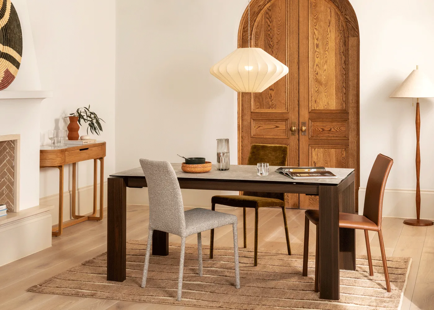 Heal's Massa Dining Table 160cm in Bronze 2