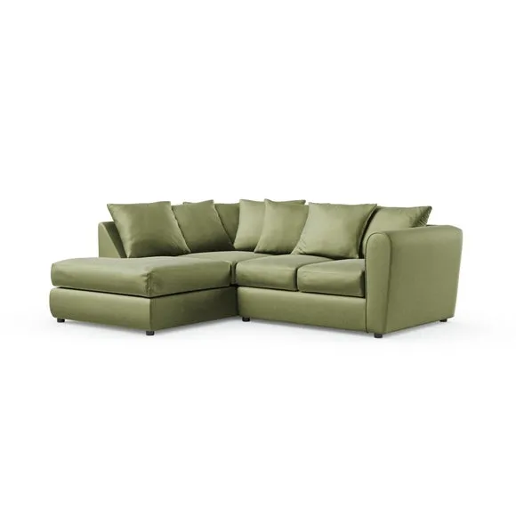 Blake Curved Arm Opulent Velvet Corner Chaise Sofa 6