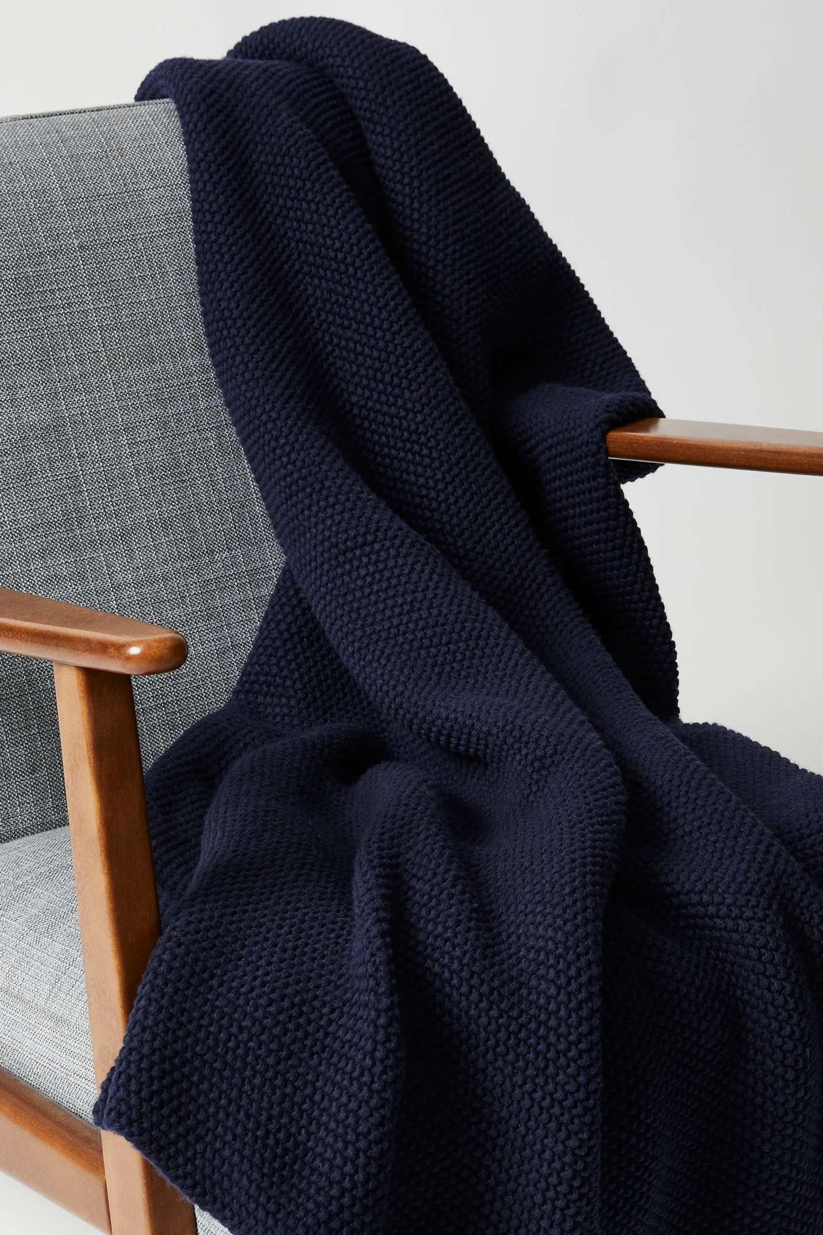 Rib Knit Throw