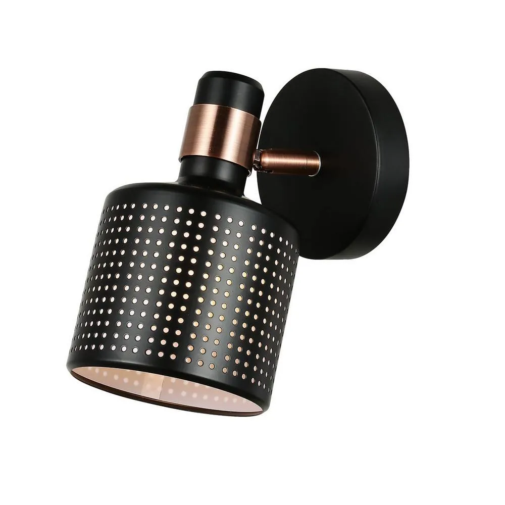 Netlighting Modern Wall Lamp Black 1 Light E27