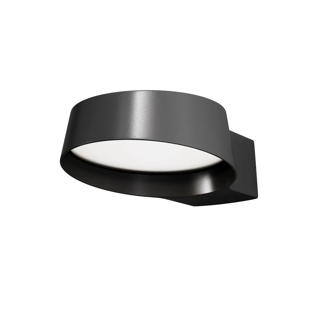 Netlighting Share Outdoor Wall Down Lamp Graphite 3000K 1200lm IP54 in Grey