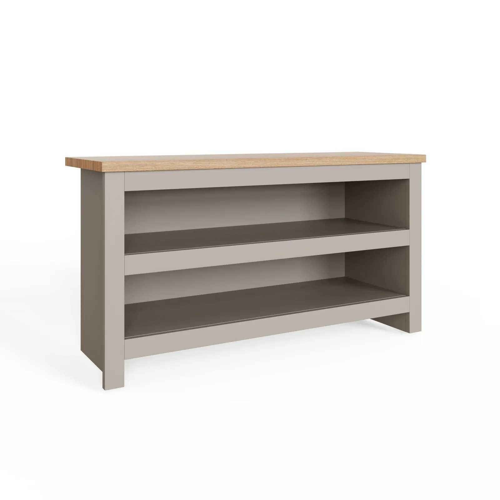 GFW Lancaster Simple Shoe Bench in Grey 3