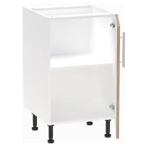 Wickes Orlando Scandi Oak Slab Base Unit - 500mm 2
