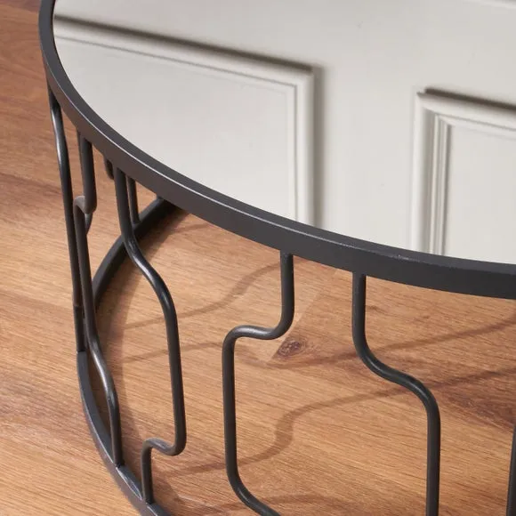 Caprisse Coffee Table, Mirrored Glass 2