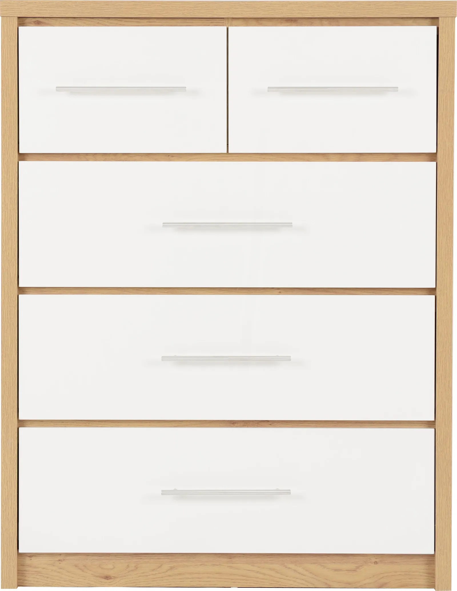 Seconique Seville 3+2 Drawer Chest in White 4