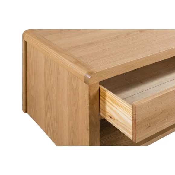 Curve Coffee Table, Oak 6