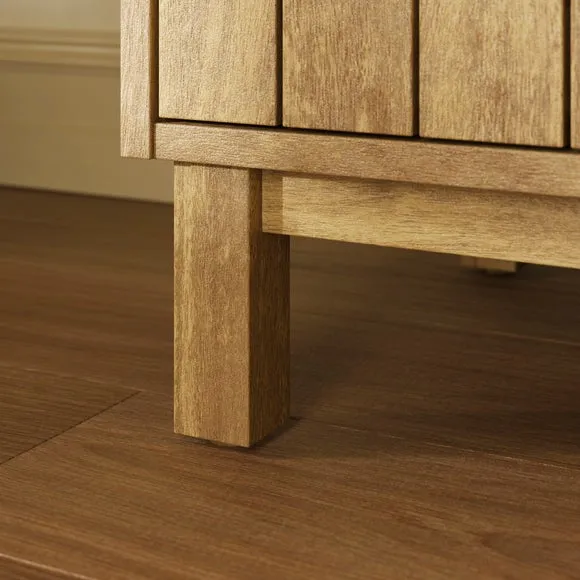 Humphrey 3 Drawer Chest, Mango Wood Effect 5