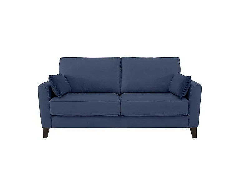 Brondby 2 Seater Fabric Sofa - Blue