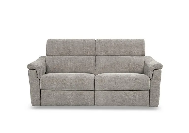 Bella 2 Seater Fabric Recliner Sofa with Headrests and Power Lumbar