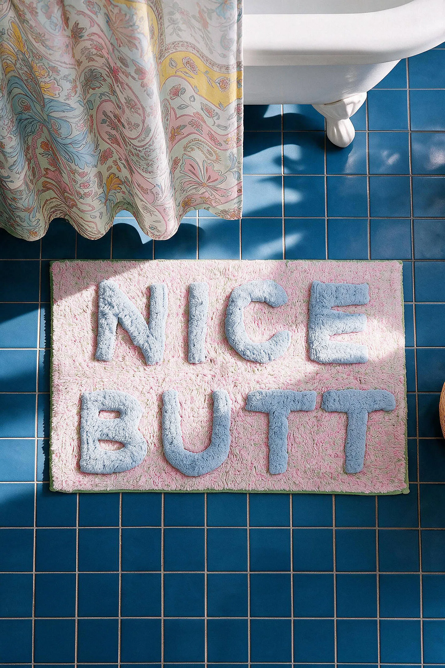 Nice Butt Lilac Speckle Bath Mat - Lilac