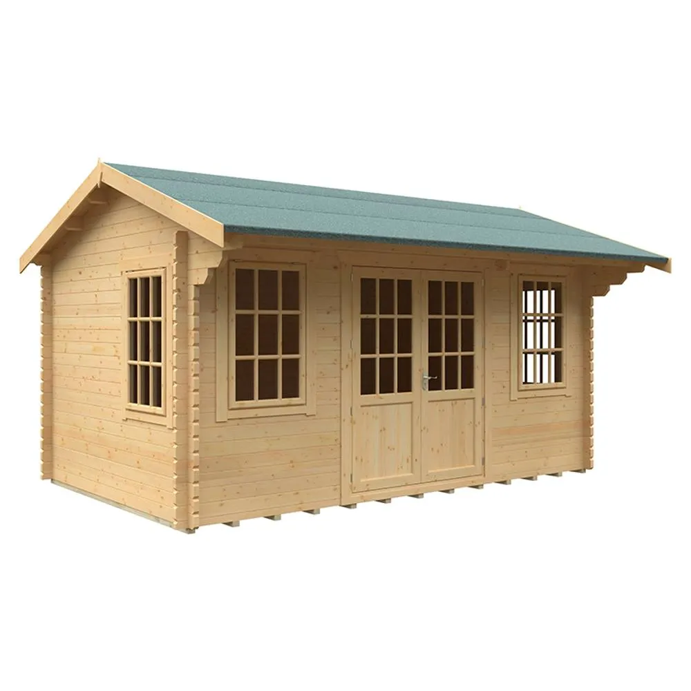Buttercup Farm 16x10 The Dalton 44mm Cabin - L475 x W295 x H282.9 cm in Natural