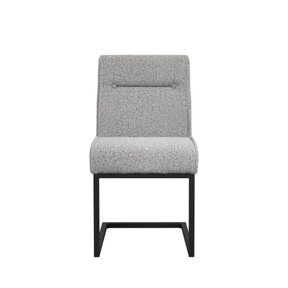 Set of 2 Cleaver Tweed Dining Chairs 2