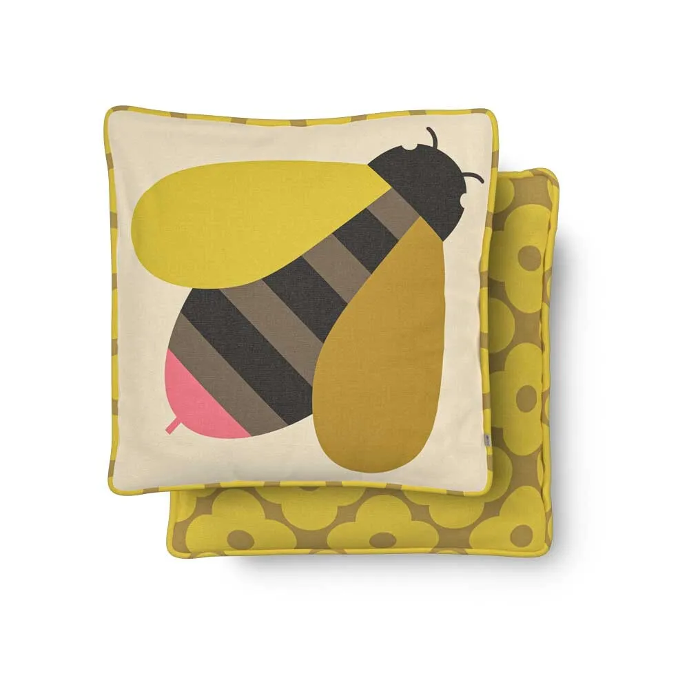 Orla Kiely Ebben Large Sofa, Yellow Fabric | Barker & Stonehouse 2