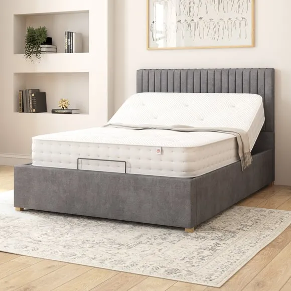 Grant Plush Velvet Adjustable Bed 3