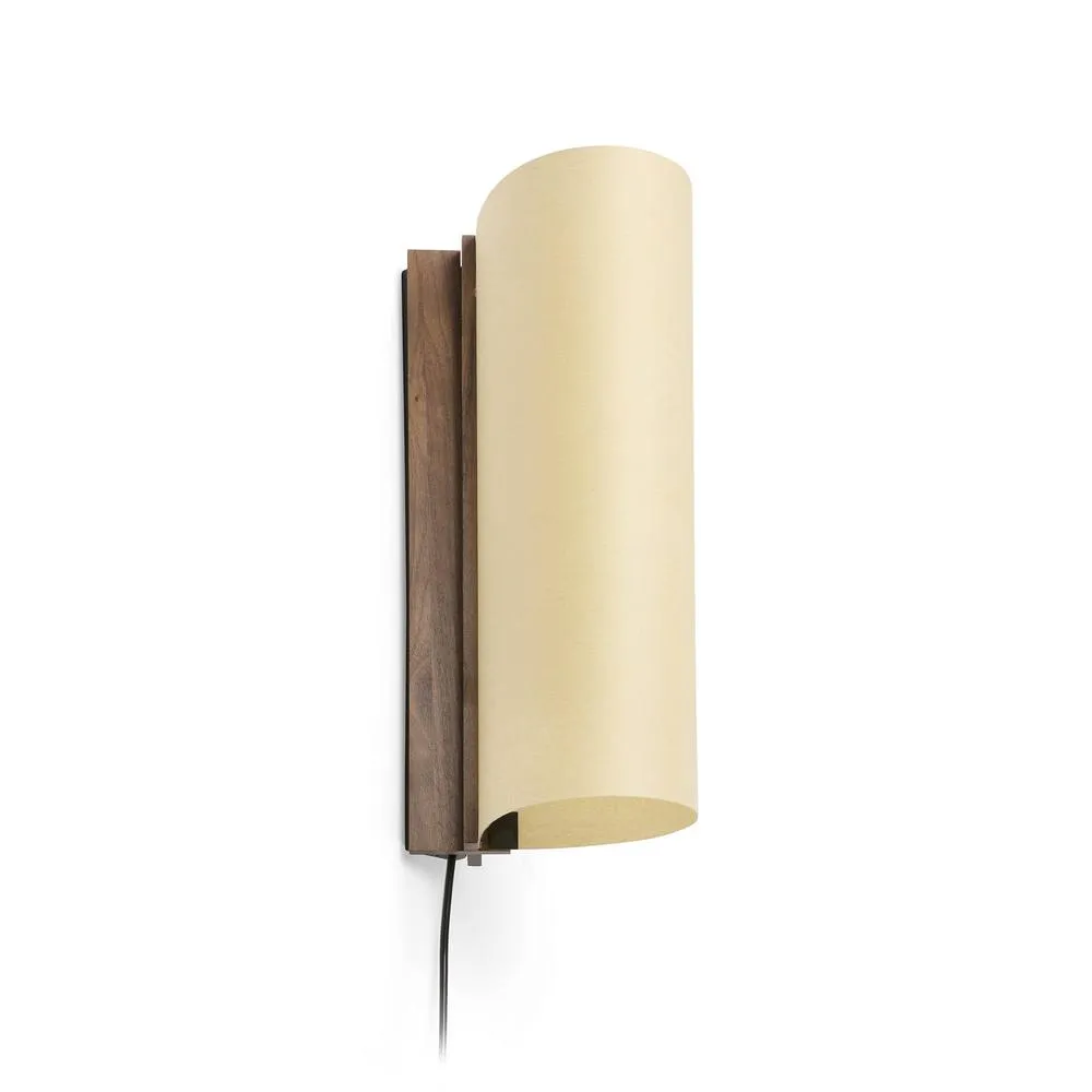 Netlighting Cata 360cm LED Wall Lamp Walnut Beige Shade 2700K