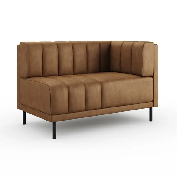 Amali Corner Dining Bench, Faux Leather 6