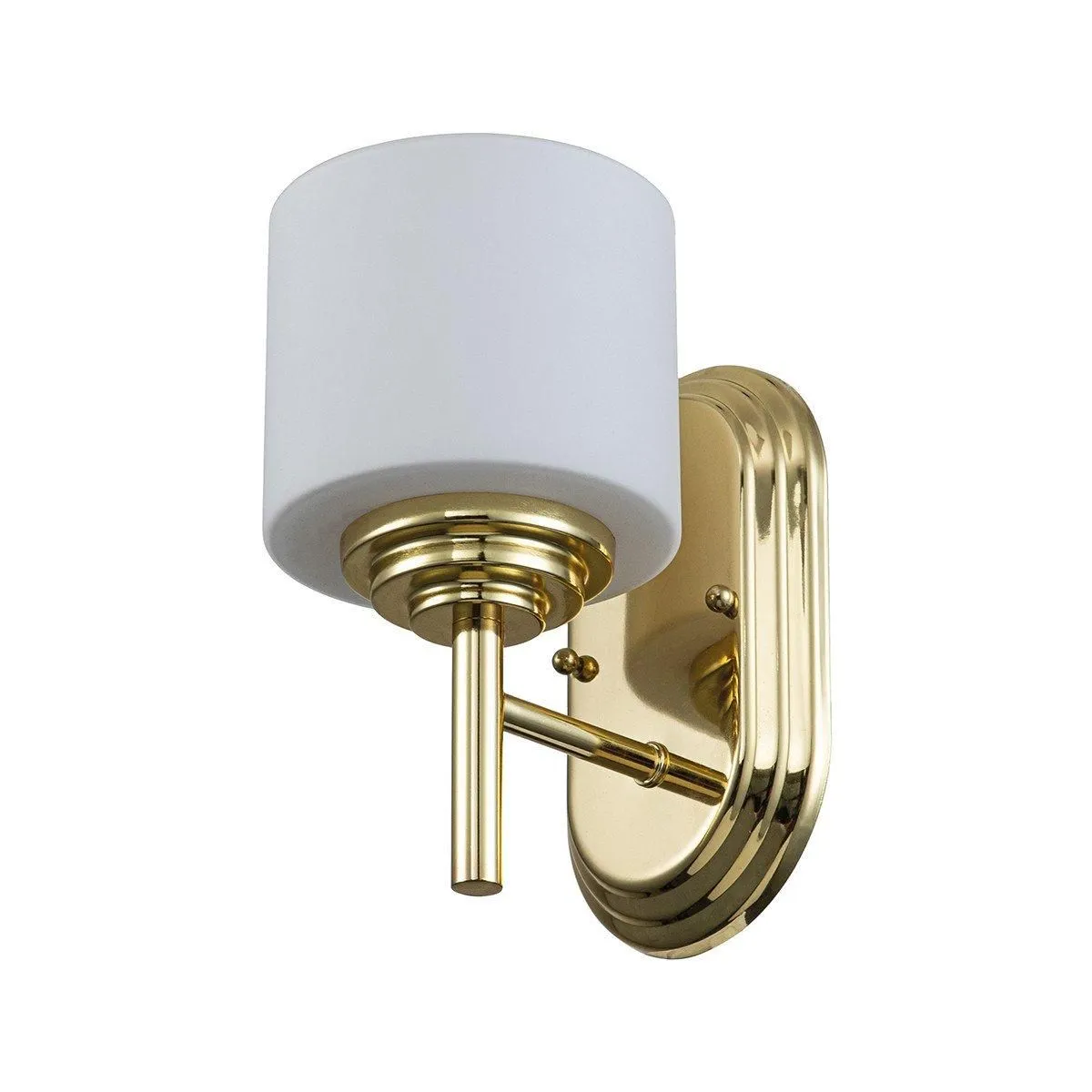 Netlighting Feiss Malibu Wall Lamp Polished Brass IP44 in Yellow 2