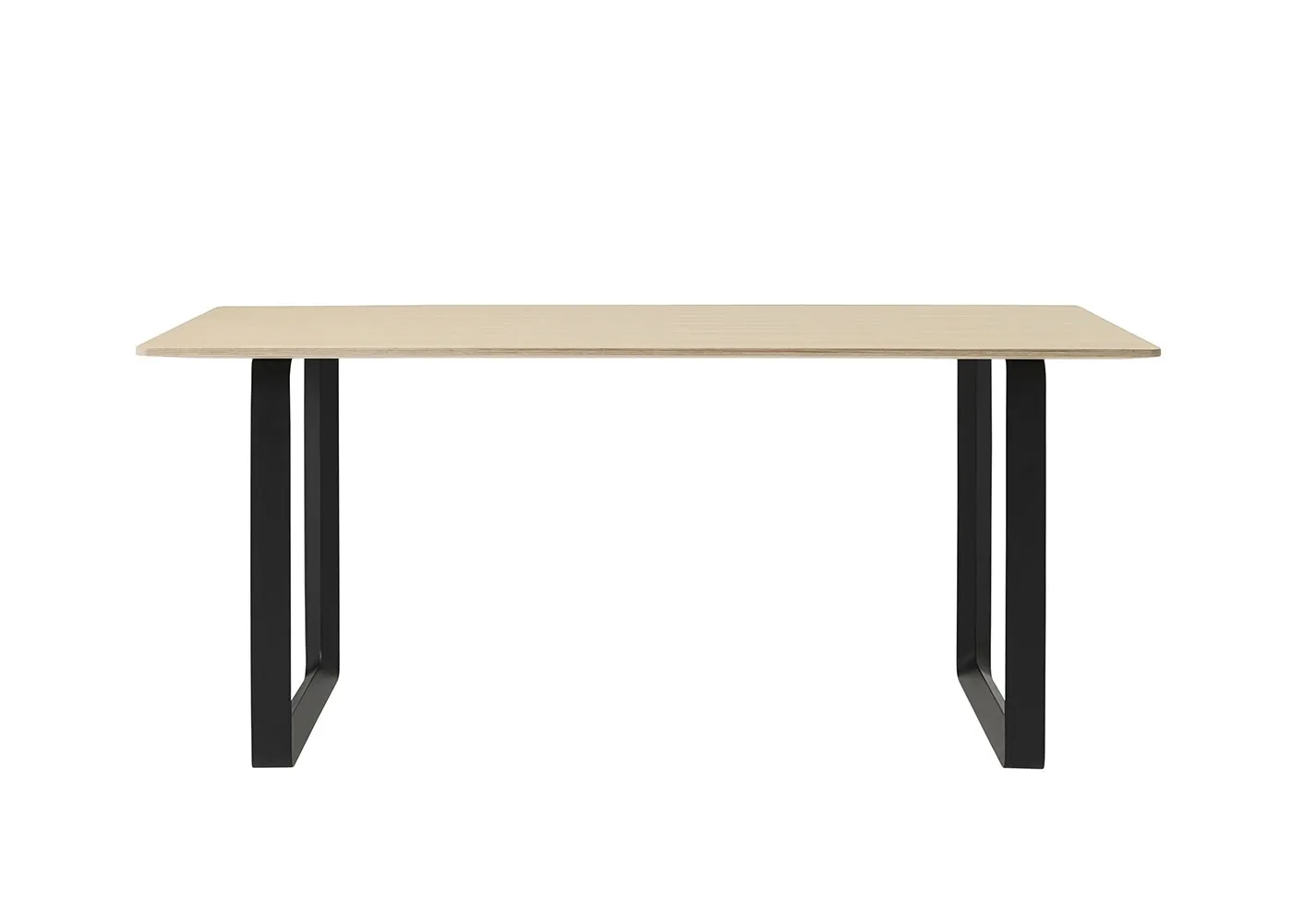 Muuto 70/70 Table 170 x 85cm in Oak with Black Legs 1