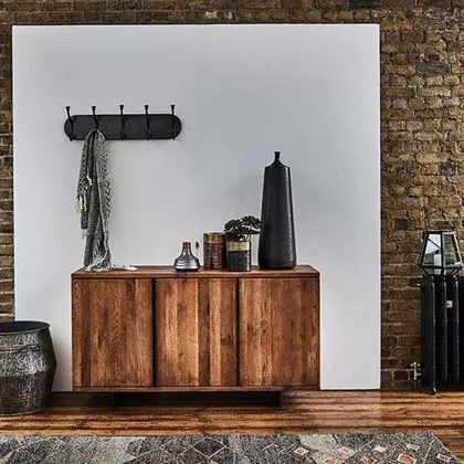 Navarro 3 Door Sideboard, Dark Oak