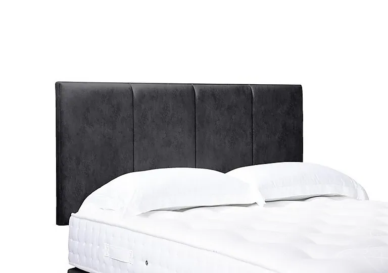 Artisan Collection Linear Standard Strutted Headboard - Single - Daytona Coal