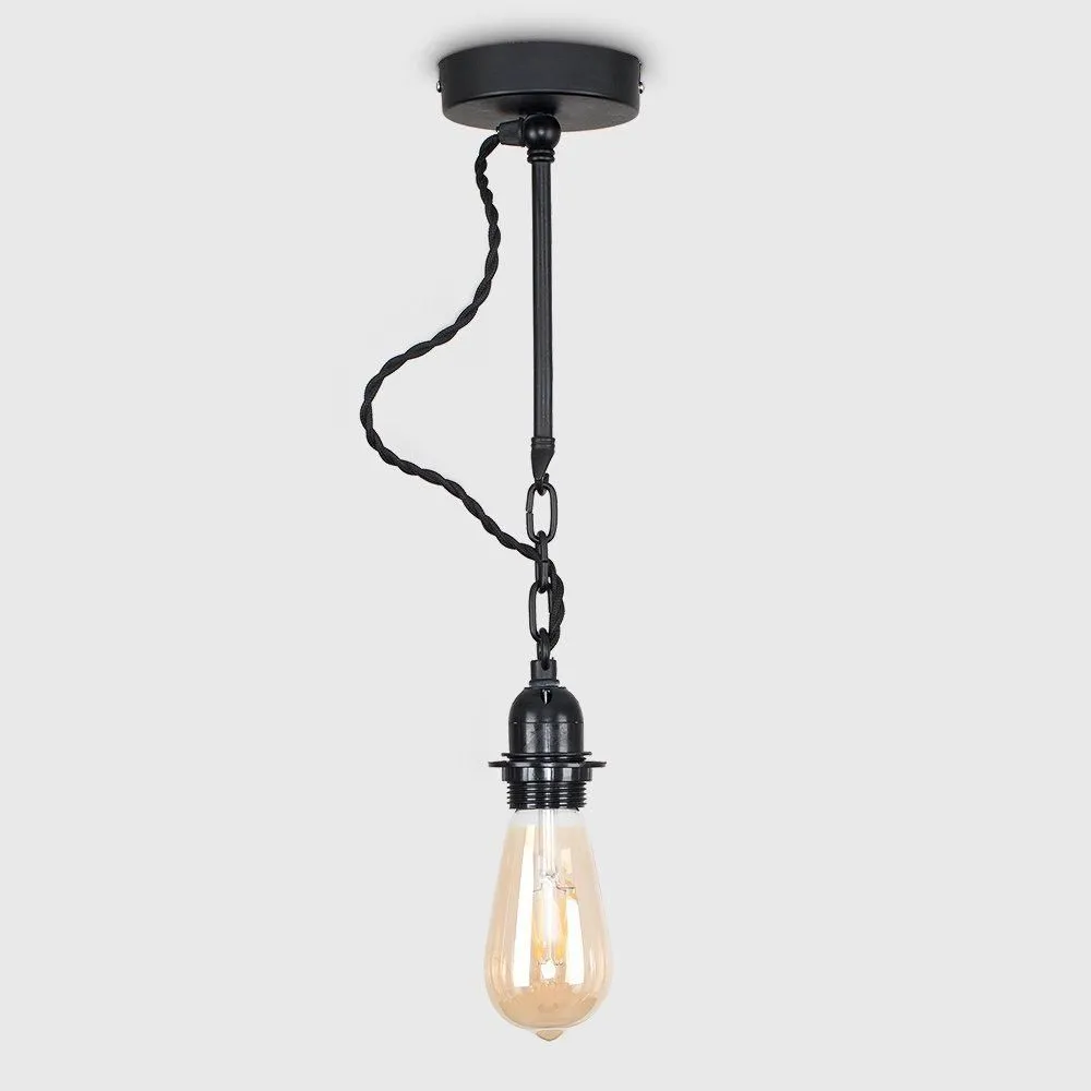 ValueLights Huber Industrial Black Indoor Wall Light Base 2