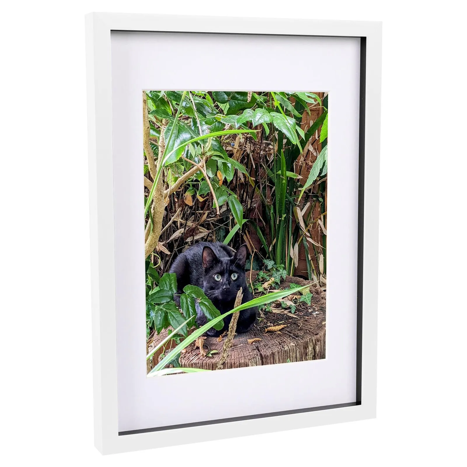 Nicola Spring 3D Box Photo Frame with A4 Mount - A3 (12" x 17") - White Mount
