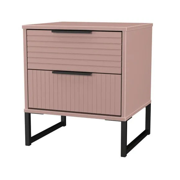 Harborne 2 Drawer Bedside Table 4