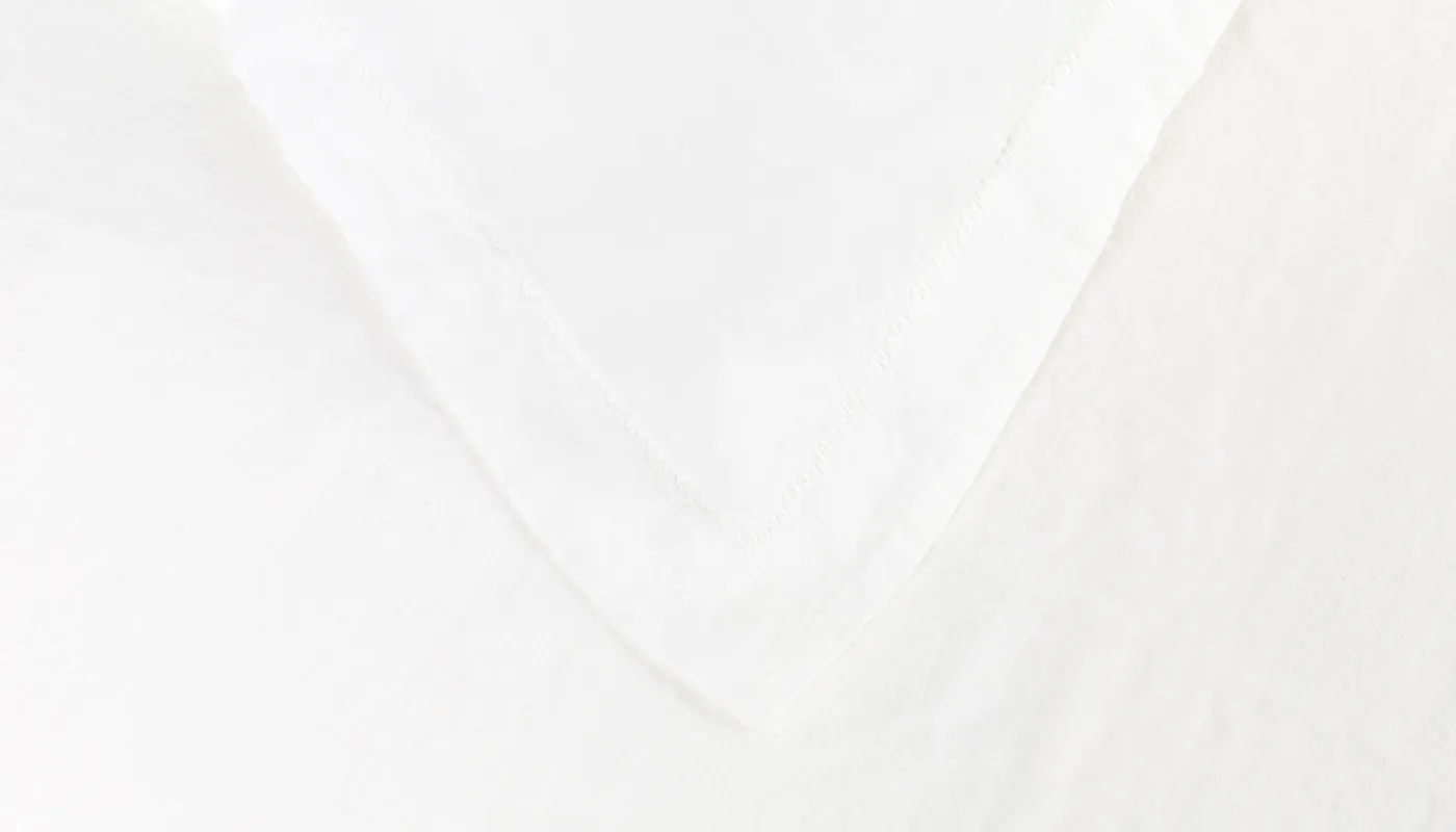 Heal's Washed Linen White Oxford Pillowcase