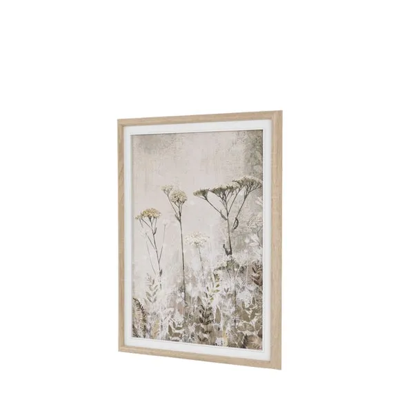 Cedar and Sage Minimalist Floral Framed Canvas 5