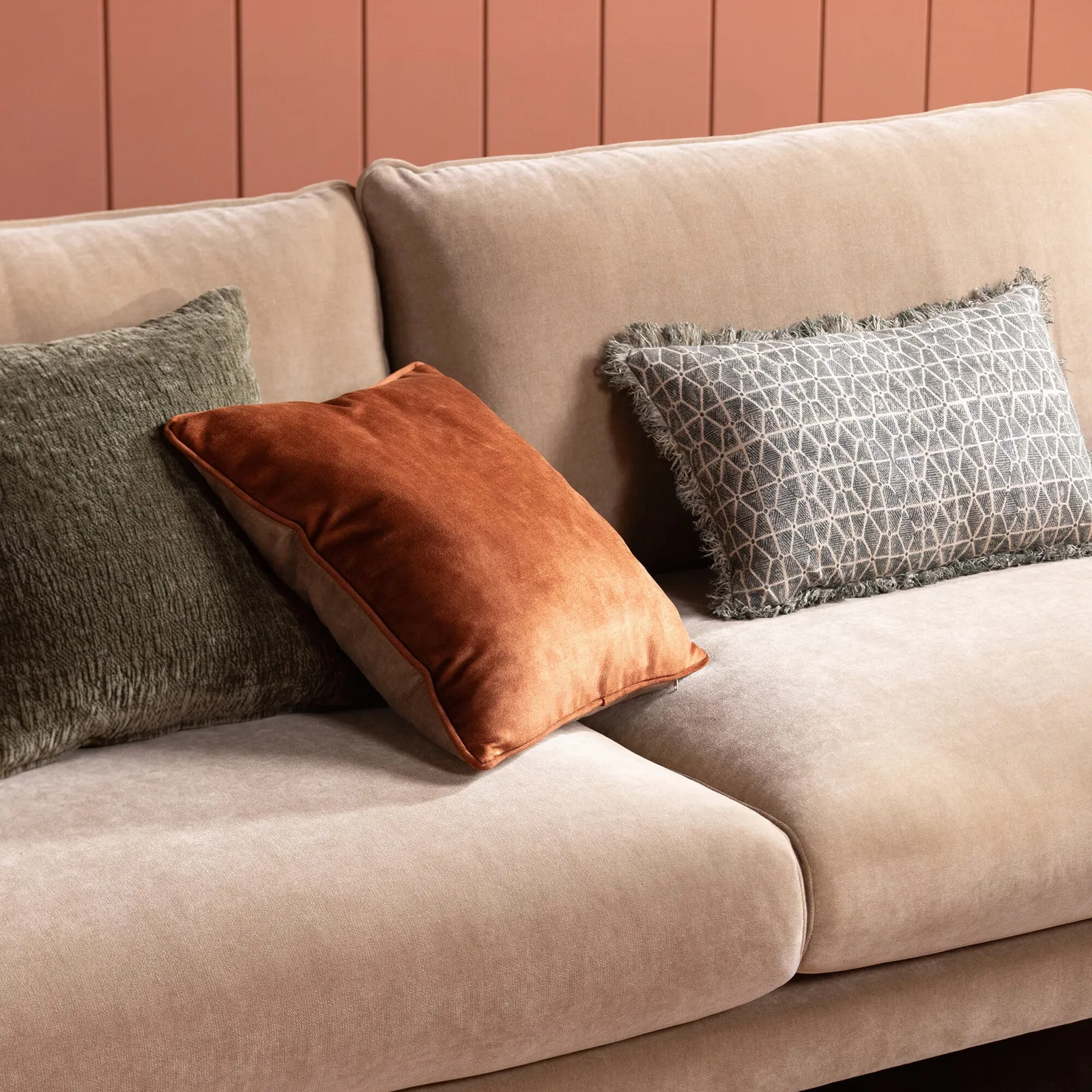 Brea 3 Seater Sofa, Neutral Fabric | Barker & Stonehouse 5