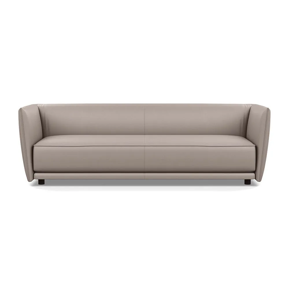 Heal's Valley 4 Seater Sofa Grain Light Grey Walnut Stain Feet 1