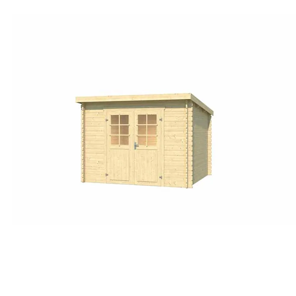 Lasita Maja Ltd San Jose 230-Log Cabin, Garden Room, Home Office L295xW268.7xH210.9cm in Light Brown 2