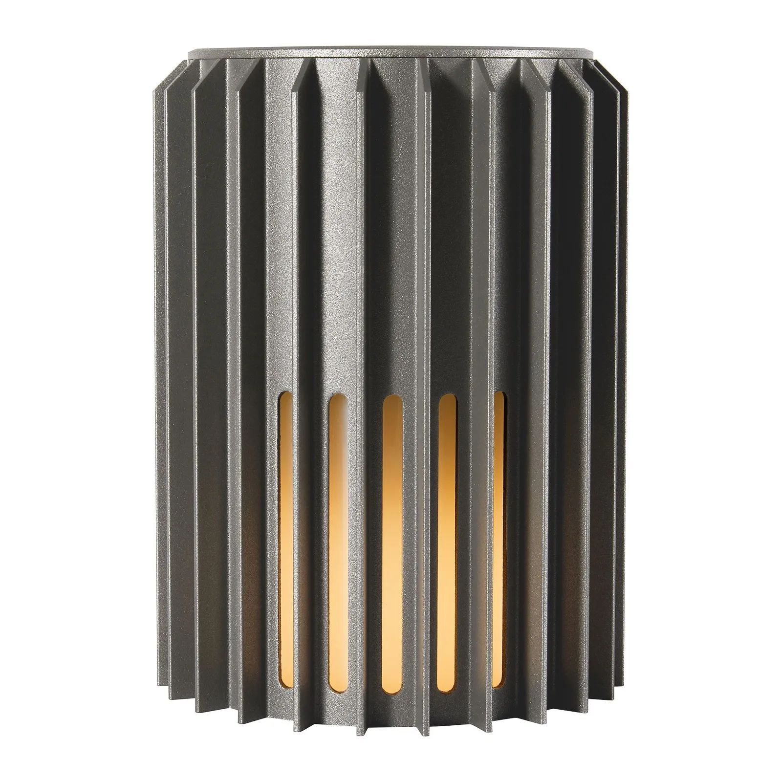 Nordlux Aludra Outdoor Wall Light Grey Metal Garden E27 IP54 Mains in Black 2