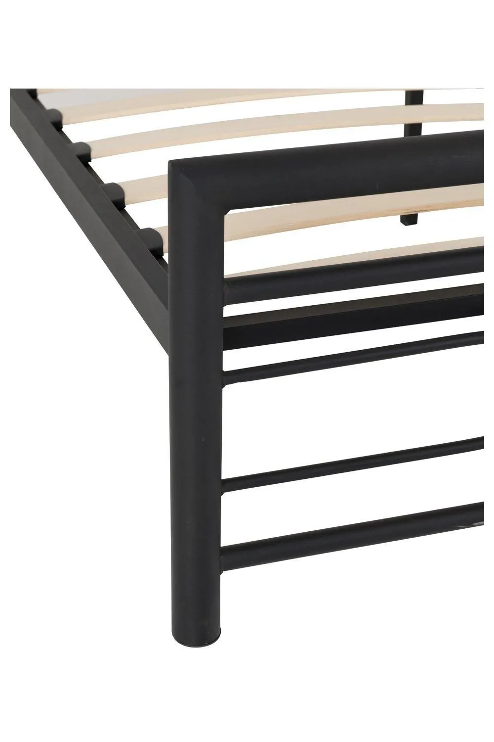 Seconique Kelly 4'6" Double Bed in Black 4