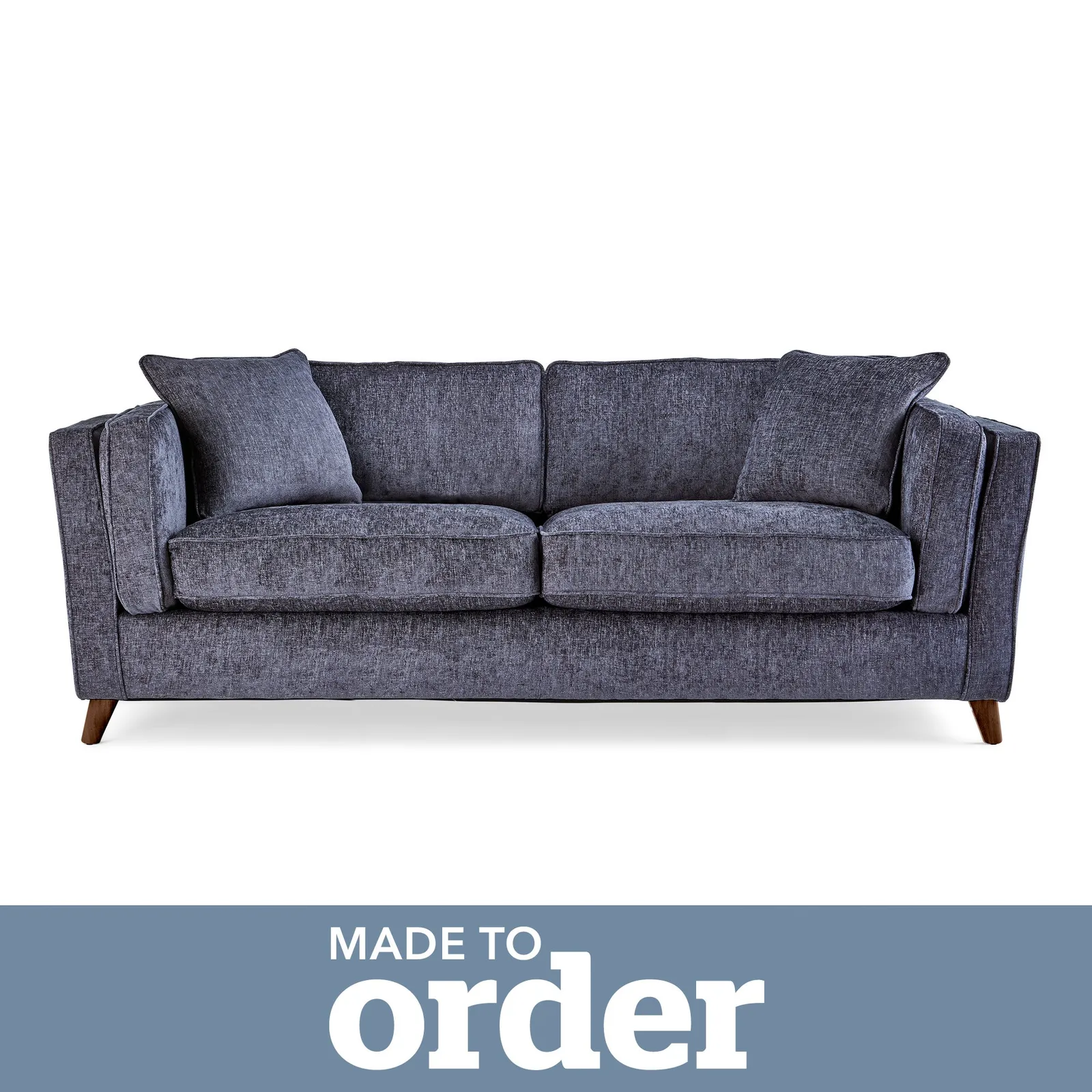Arabella 3 Seater Sofa Luxury Chenille Premium Chenille Navy